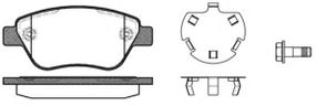 Колодка гальм. диск. FIAT PANDA (169) передн. (вир-во Remsa) REMSA 085830 на FIAT PANDA (169)