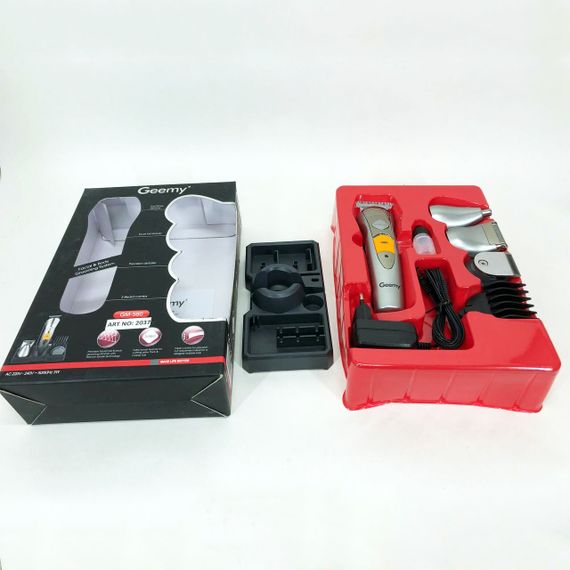 Машинка для підстригання Pro Gemei GM-580, Практична машинка для стрижки волосся Тример скронь IW-64 | Зображення 4