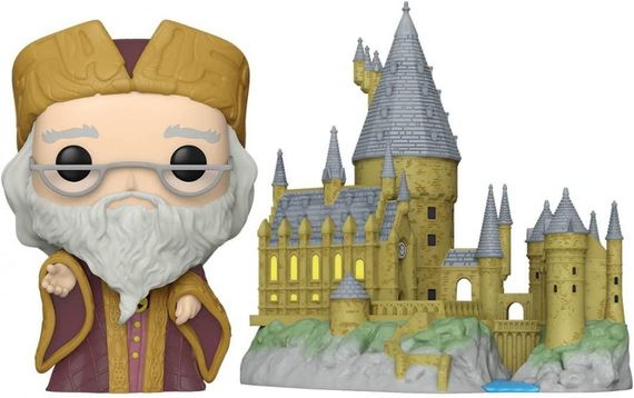 Фигурка Funko POP Town: Harry Potter - Dumbledore w/Hogwarts 889698573696