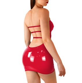 Сексуальна вінілова сукня Art of Sex - Jaklin, колір червоний, L-2XL