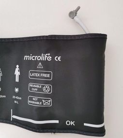 Манжета оригинал Microlife 22-42см + коннектор для автомат. и полуавтомат. тонометров с одной трубкой серая