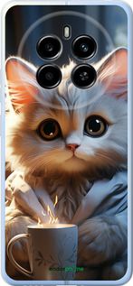 Чохол на Realme 12 4G Білий кіт "5646u-3785-2448"