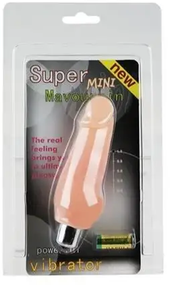 Реалістичний вібратор - Super Mini Vibrator Flesh Sex Aura
