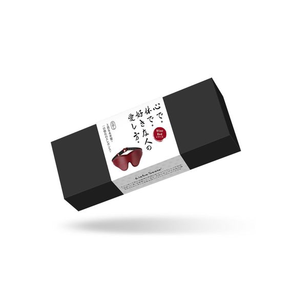 Шкіряна маска на очі Liebe Seele Wine Red Blindfold | Зображення 5