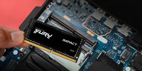 Модуль пам'яті для ноутбука SoDIMM DDR4 32GB (2x16GB) 3200 MHz Impact Kingston Fury (ex.HyperX) (KF432S20IBK2/32) (KF432S20IBK2/32) | Зображення 2