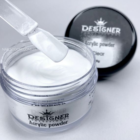 Акрилова пудра Designer Clear (прозора) 55гр | Зображення 1