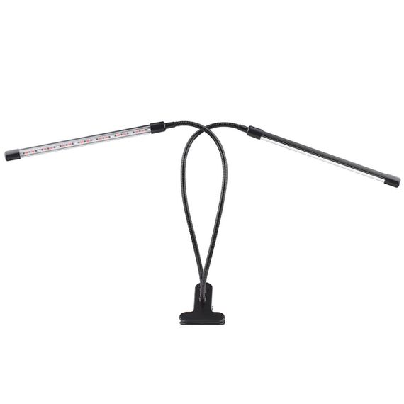 Фітолампа для рослин на 2 гілки від USB, з таймером, 20 Вт, L2 / Настільна LED лампа з регулюванням яскравості / Гнучкий | Зображення 2