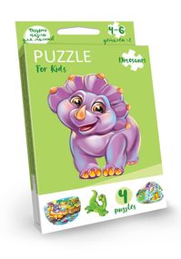 Пазлы для малышей PFK-01U Dankotoys, двухсторонние, в коробке Вид 6