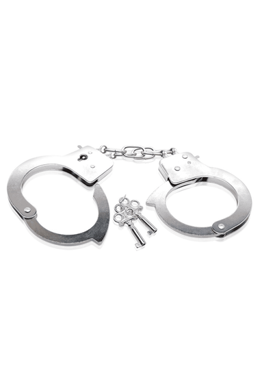 Металеві наручники FFS Beginner's Metal Cuffs Сріблясті One Size
