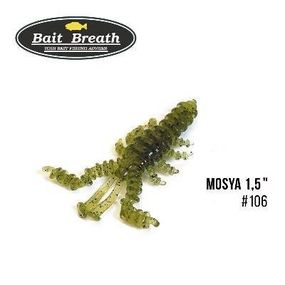 Силіконова приманка, Їстівний силікон Bait Breath U30 Mosya 1,5" (14 шт.) (#106 Watermelon Seed)