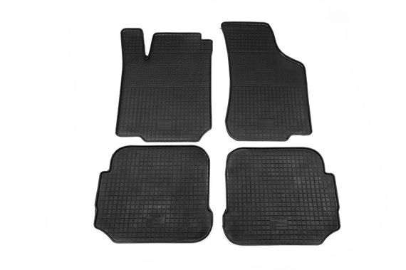 Резиновые коврики (4 шт, Polytep) для Seat Toledo 2000-2005 гг | Зображення 1