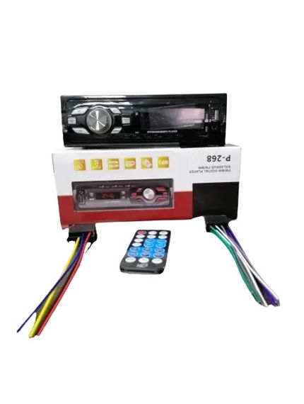 Автомагнитола Bluetooth MP3 268 4x50 Вт 1 DIN USB черный (268_473) | Зображення 2
