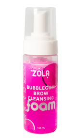 Пенька для бровей очищающая розовая ZOLA Bubblegum Brow Cleansing (150 ml)