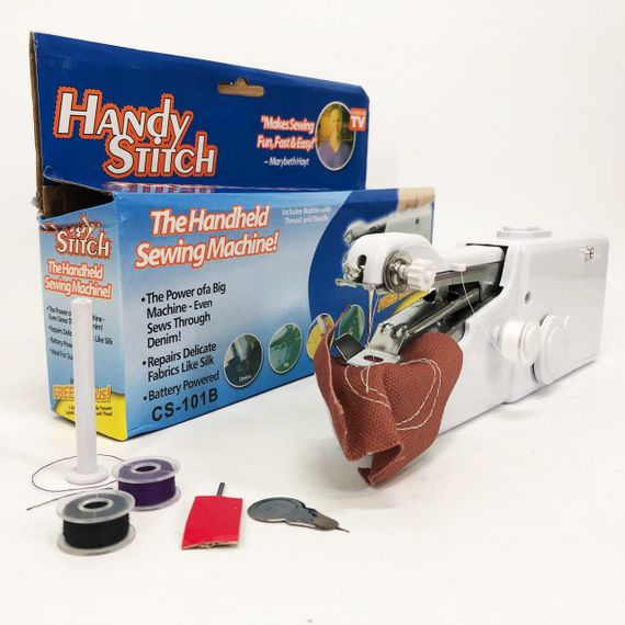 Електрична швейна машинка HANDY SWITCH CS-101B, Ручна швейна машинка зручна компактна GO-71 | Зображення 6
