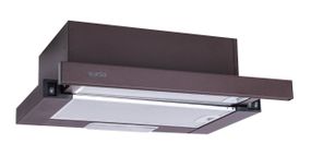 Телескопічна витяжка коричнева 60 см VENTOLUX GARDA 60 BR (450)