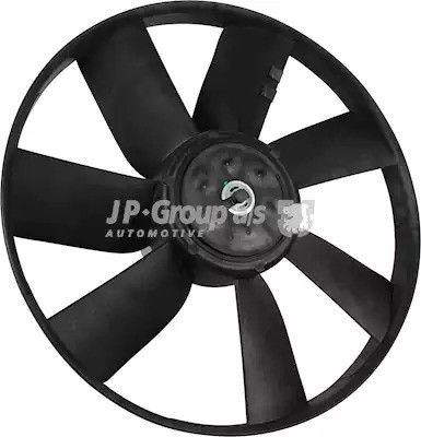 Вентилятор радіатора Golf III/Passat B3 (100/60W/305mm), JP Group (1199100700) | Зображення 3