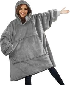 Плед-халат оверсайз затишний XPRO HUGGLE HOODIE (123461389_293)