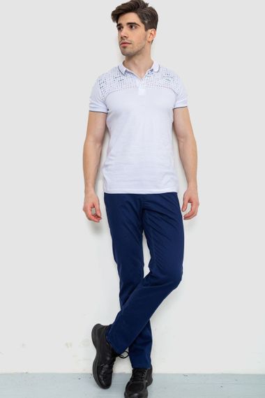 Штани чоловічі, колір синій, 182R2038 | Зображення 1