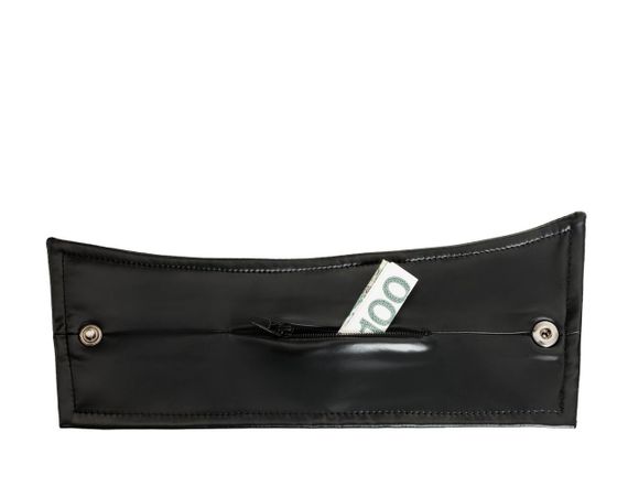 Чоловічі браслети з потайним гаманцем Noir Handmade H075, пара, під латекс, потайна блискавка sexstyle | Зображення 2