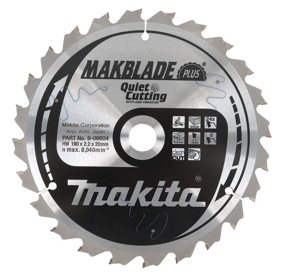 Диск пильный по дереву 300х30 мм 48T Makita Makblade Plus B-09830