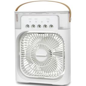 Настільний вентилятор Spray Fan-B 2in1 з регулюванням кута нахилу і водяним охолодженням White