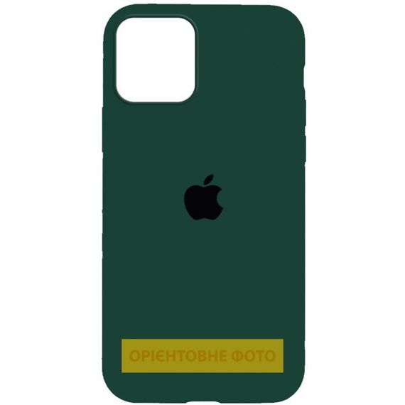 Чехол Silicone Case Full Protective (AA) для Apple iPhone 17 (6.3") Зеленый / Forest green