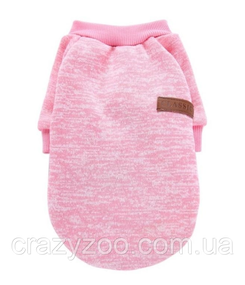 Кофта для собак и котов EcoToys Pink S рябая розовая A: 25 см B: 34 см C: 20 см 7130