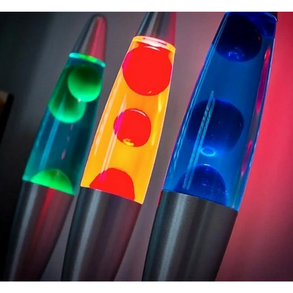 Лава лампа 35 см, нічник світильник, затишна настільна лампа для офісу та будинку | Зображення 2