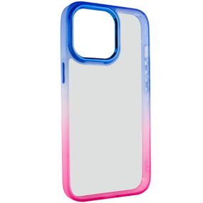 Чехол TPU+PC Fresh sip series для Apple iPhone 13 Pro Max (6.7") TPU+PC, Розовый / Синий