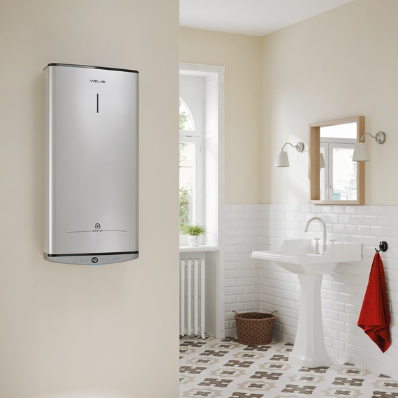 Водонагреватель электр. Ariston плоский слим VELIS TECH 100 EU 3100919 | Зображення 1