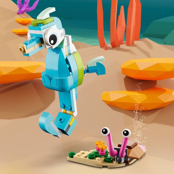 Конструктор LEGO Creator Дельфін та черепаха 137 деталей (31128) | Зображення 5