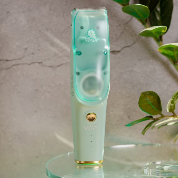 Дитяча машинка для стрижки волосся з насадками тиха акумуляторна бездротова VGR V-151 | Зображення 6