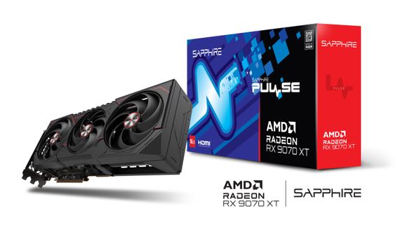Видеокарта SAPPHIRE Radeon RX 9070 XT 16GB GDDR6 PULSE GAMING OC 11348-03-20G | Зображення 6