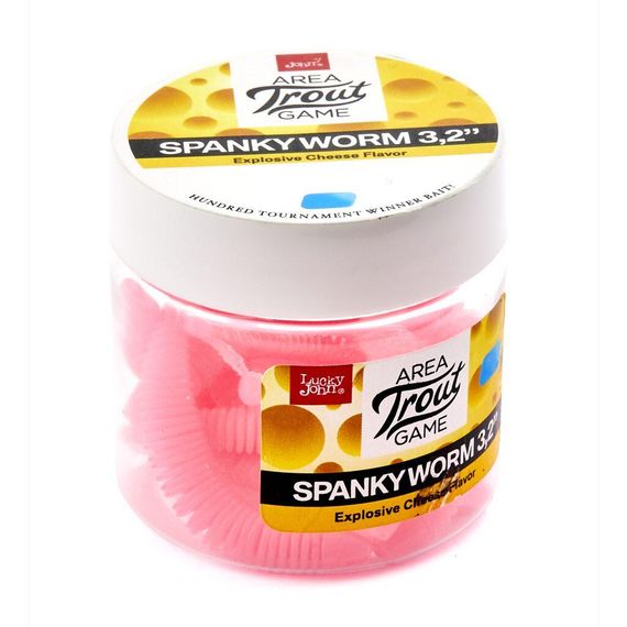 Слаги съедобные искусственные LJ Лаки Джон Pro Series SPANKY WORM 3,2in (08.00)/F05 10 шт в упаковке. | Зображення 4