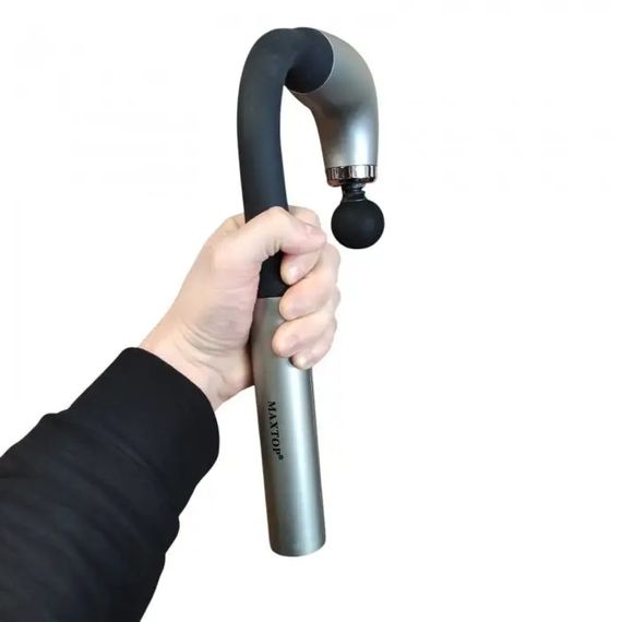 Массажер с 4 насадками MP-930 • Перкуссионный вибромассажер U-образной формы для спины и тела | Зображення 5