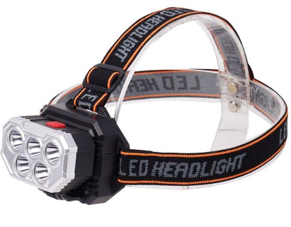 Універсальний налобний LED ліхтар TJ-168-5 акумуляторний