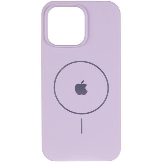 Чохол Silicone Case Full Protective (AA) V2 with MagSafe для Apple iPhone 11 (6.1") Бежевий / Desert Gold Бузковий / Lilac | Зображення 1