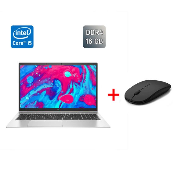 Ультрабук Б-класс HP EliteBook 850 G7 / 15.6" (1920x1080) IPS / Intel Core i5-10310U (4 (8) ядра по 1.7 - 4.4 GHz) / 16 GB DDR4 / 256 GB SSD / Intel UHD Graphics / WebCam / HDMI / TouchID б/у + Подарок Беспроводная мышь / USB
