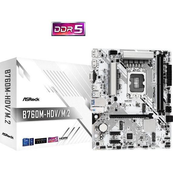 Материнська плата ASRock B760M-HDV/M.2 | Зображення 4