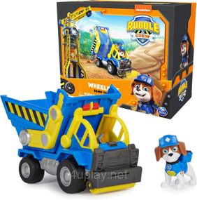 Щенячий патруль Крепыш и команда Самосвал и фигурка Уилера Paw Patrol Rubble & Crew Wheeler’s Dump Truck
