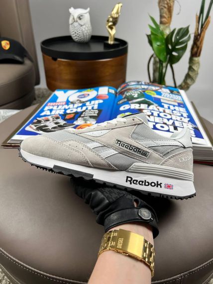 Мужские кроссовки замша  bok Classic LX2200 Grey White весна / літо / осінь A3655 45 28,5 | Зображення 3