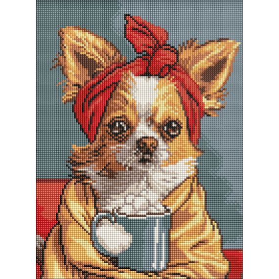 Алмазна мозаїка "Чудова кава" ©art_selena_ua AMO8168, 30x40 см