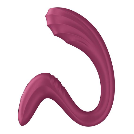 Вагинально-клиторальный вибратор Satisfyer G for Goddess 3 Wine Red, 2 мотора Sex Aura