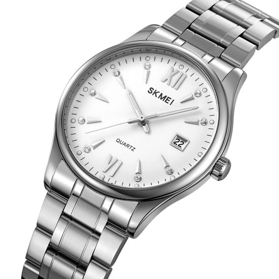 Чоловічий годинник Skmei 2158SIWT Silver-White | Зображення 1