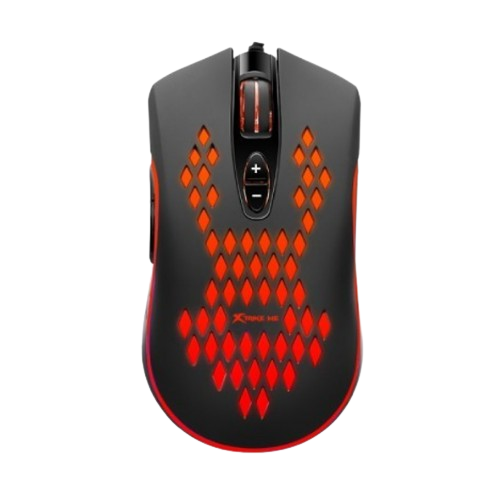 Мишка дротова ігрова XTRIKE GM-222 чорний