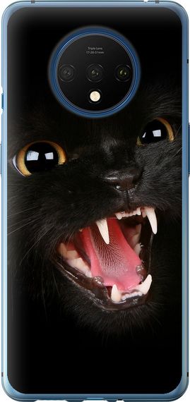 Чехол на OnePlus 7T Чёрная кошка "932u-1809-17620"