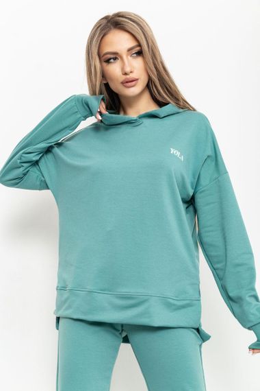 Спорт костюм женский двухнитка  цвет светло-оливковый 129R1515 | Зображення 1