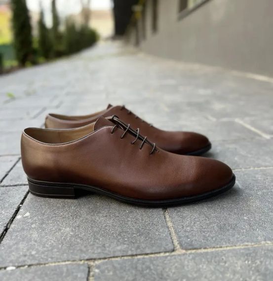 Руді шкіряні туфлі Ikos 41 розмір | Зображення 3