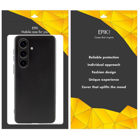 Чехол TPU Epik Black Full Camera для Samsung Galaxy A36 5G Черный | Зображення 2