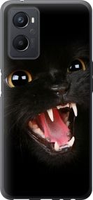 Чехол на Oppo A96 Чёрная кошка "932u-2598-17620"
